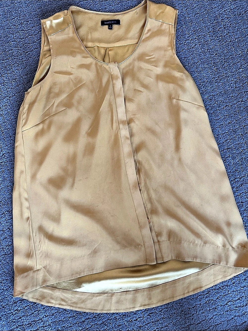Jones New York Sleeveless Blouse in Beige